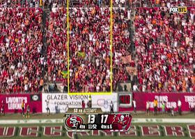 Moody's 50-yard FG try misses wide to the left vs. Bucs