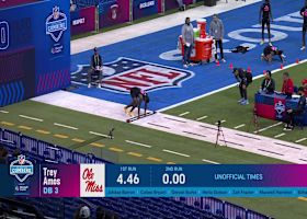Trey Amos runs official 4.43-second 40-yard dash at 2025 combine