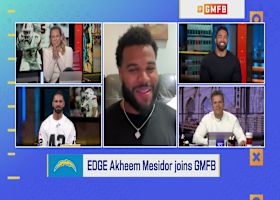 Akheem Mesidor wakes up with 'GMFB' and reacts being drafted No. 22 overall by Chargers